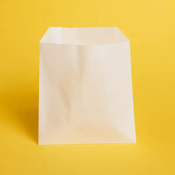 Food Paper bag 150x165 mm, White paper - Pack of 500 pcs - Image 2