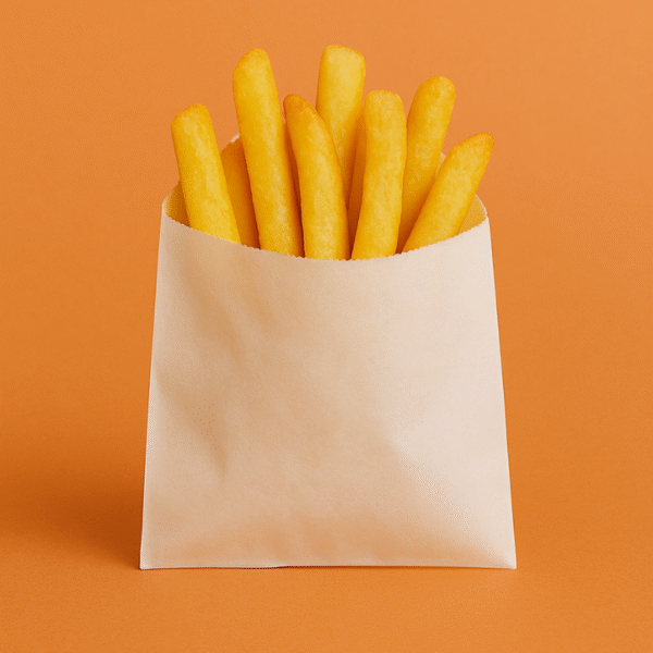 Food Paper bag 110x110 mm, White paper - Pack of 500 pcs