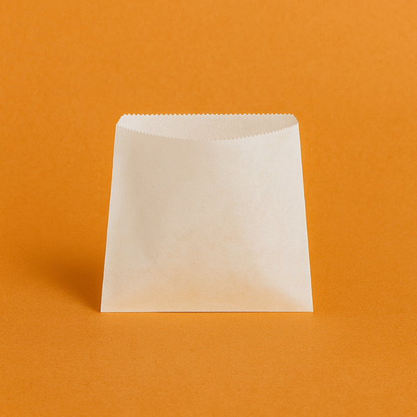 Food Paper bag 110x110 mm, White paper - Pack of 500 pcs - Image 2